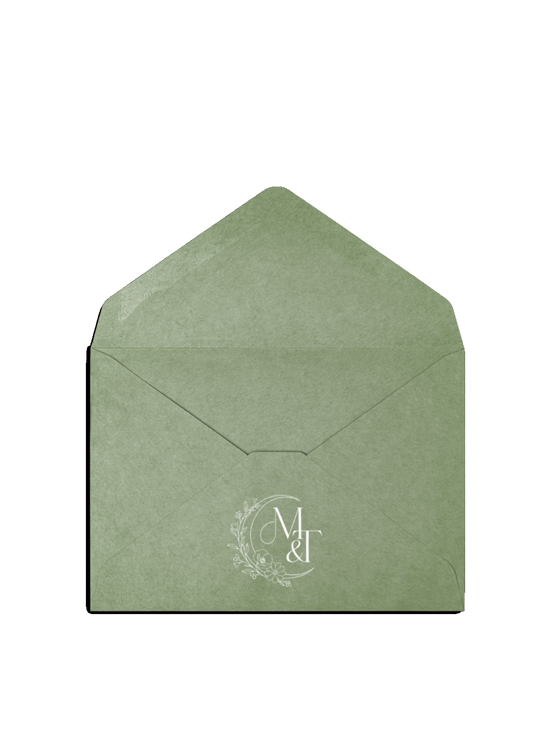 Envelop met de kaart: Save the date, Tjitske & Mark, 21 mei 2027
